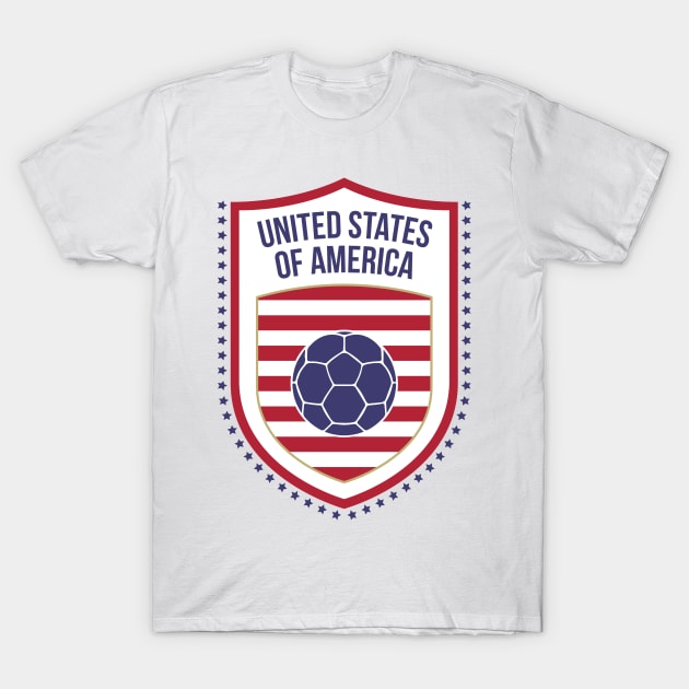 Soccer America T-Shirt by fimbis